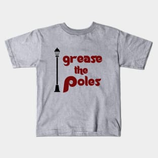 Retro Grease the Poles Phillies World Series Kids T-Shirt